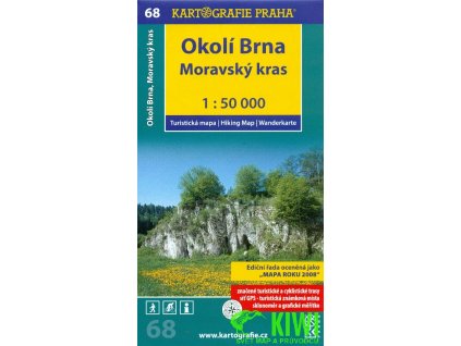 mapa Okolí Brna, Moravský kras 1:50 t. vydání 2010