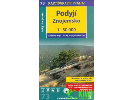 mapa Podyjí, Znojemsko 1:50 t. 1. vydání