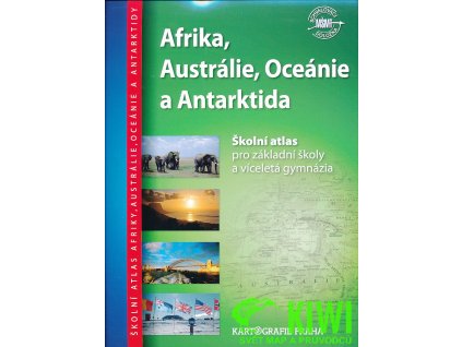 atlas Afrika, Austrálie, Oceánie, Antarktida školní