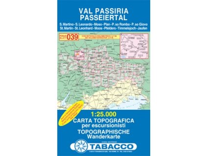 Val Passiria, Passeiertal (Tabacco - 039)
