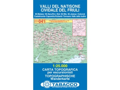 Valli del Natisone, Cividale del Friuli (Tabacco - 041)