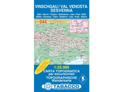 Val Venosta, Sesvenna, Vinschgau, Sesvenna (Tabacco - 044)