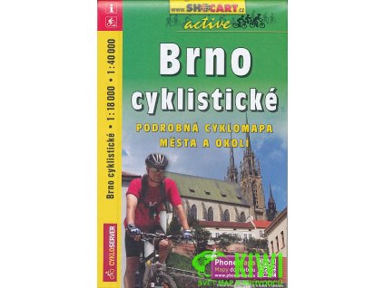 cyklomapa Brno cyklistické 1:18 t.-1:40 t.