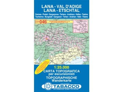 Lana, Val d´Adige, Lana, Etschtal (Tabacco - 046)