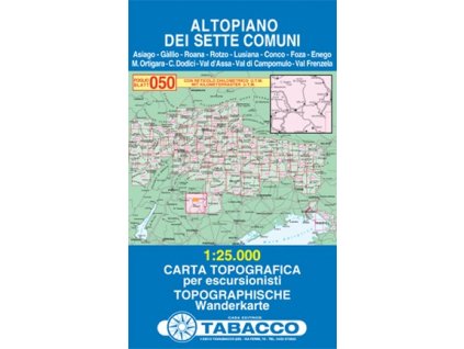 Altopiano dei Sette Comuni, Asiago (Tabacco - 050)