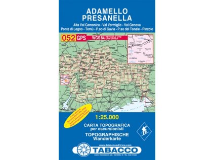 Adamello, Presanella (Tabacco - 052)