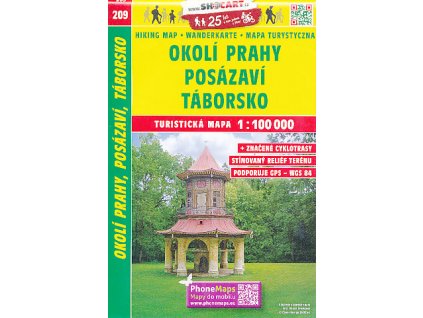 Okolí Prahy, Posázaví, Táborsko 1:100 t.