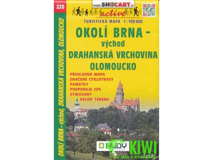 Okolí Brna východ, Olomoucko 1:100 t.