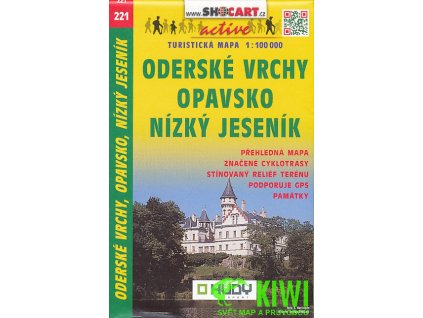 Opavsko, Oderské vrchy, Nízký Jeseník 1:100 t.