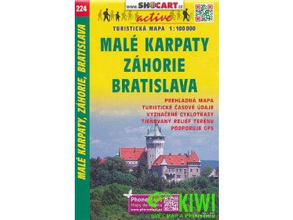 Malé Karpaty, Záhorie, Bratislava 1:100 t.