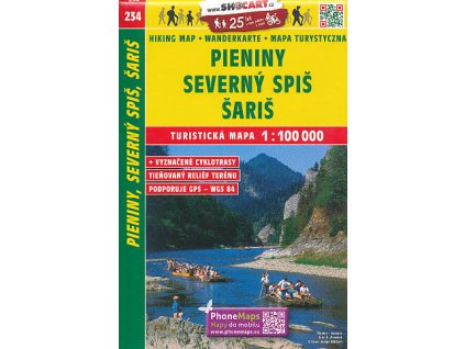 Pieniny, Severný Spiš, Šariš 1:100 t.