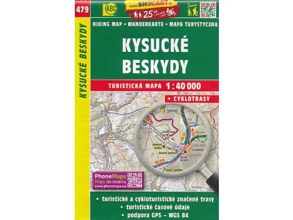 Kysucké Beskydy - turistická mapa č. 479