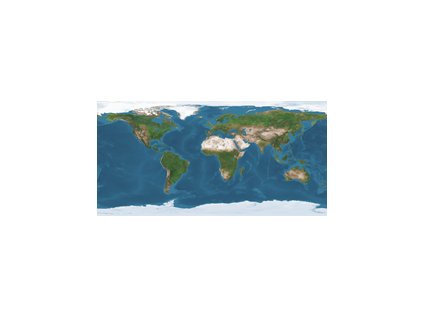 stolní mapa Svět satelitní 65x41cm lamino