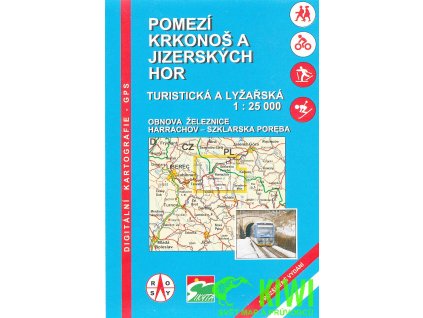 turistická a cyklomapa Pomezí Krkonoš a Jizerských hor 1:25 t.