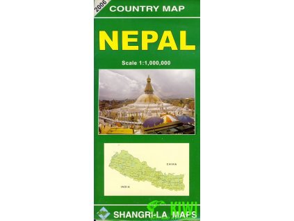 mapa Nepal 1:500 t./1:1 mil.+7 trekking routes
