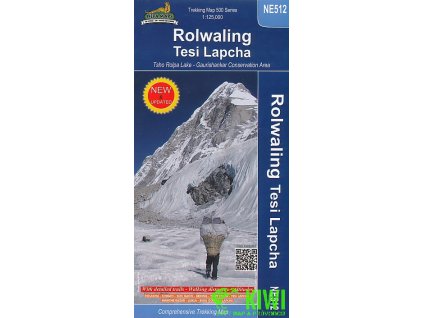 mapa Rolwaling,Tsho Rolpa 1:125 t.