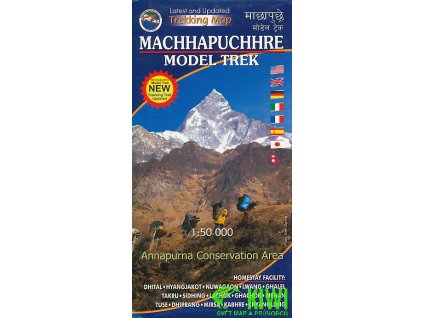 mapa Machhapuchhre model trek