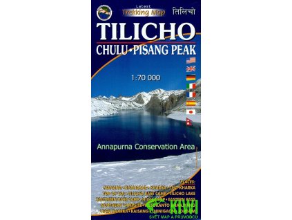 mapa Pisang Peak (Tilicho) 1:70 t.