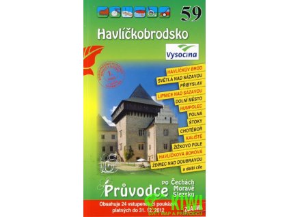 průvodce Havlíčkobrodsko 1. edice česky