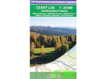 turistická a cyklomapa Český les - Horšovskotýnsko 1:25 t. (č.