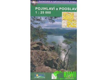 turistická a cyklomapa Pojihlaví a Pooslaví 1:25 t.