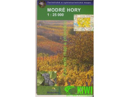 turistická a cyklomapa Modré hory 1:25 t., vydání 2008