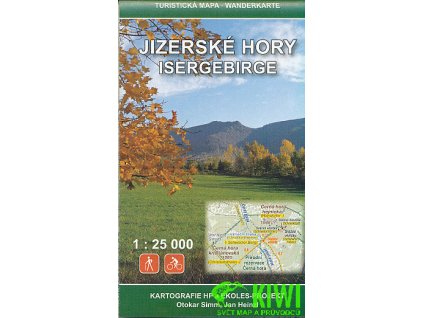 turistická a cyklomapa Jizerské hory,Isergebirge 1:25 t.