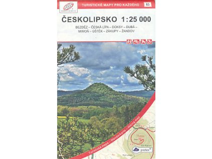 mapa Českolipsko 1:25 t. - č. 83