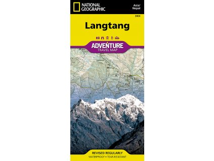 mapa Langtang 1:125 t., voděodolná      NGS