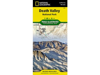 mapa Death Valley NP 1:165 t. voděodolná