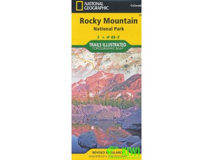 mapa Rocky Mountain NP 1:50 t. National Geographic voděodolná