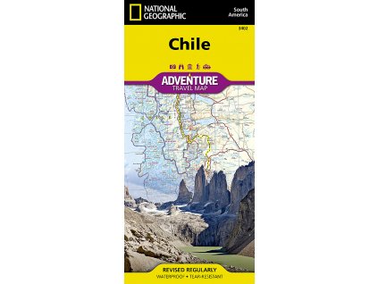 mapa Chile 1:1,75 mil. NG voděodolná