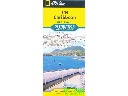 mapa Caribbean 1:2 mil. National Geographic voděodolná