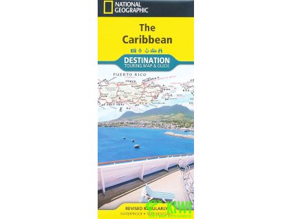 mapa Caribbean 1:2 mil. National Geographic voděodolná