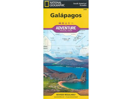 mapa Galapagos 1:525 t. voděodolná