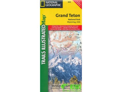 mapa Grand Teton 1:80 t. (Wyoming) voděodolná NG