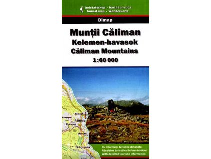 Munti Caliman - Kaliman - turistická mapa