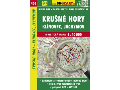 Krušné hory - Klínovec, Jáchymov - turistická mapa č. 406
