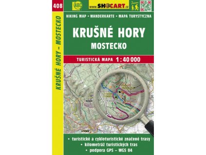 Krušné hory - Mostecko - turistická mapa č. 408