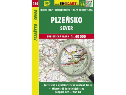 Plzeňsko - sever - turistická mapa č. 414