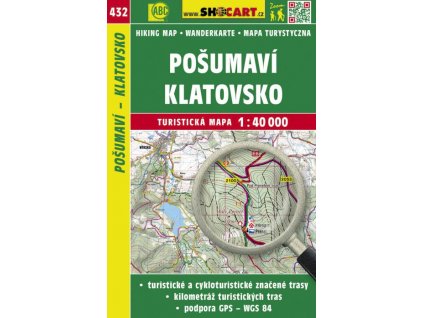Pošumaví - Klatovsko - turistická mapa č. 432