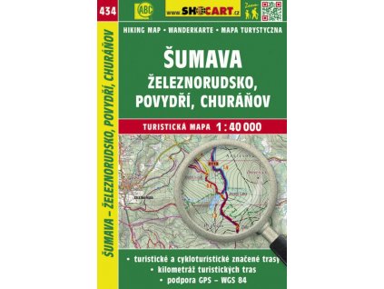 Šumava - Železnorudsko, Povydří - turistická mapa č. 434