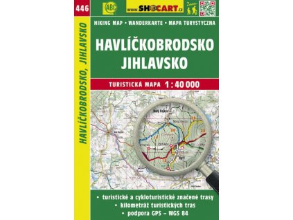 Havlíčkobrodsko, Jihlavsko - turistická mapa č. 446
