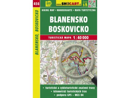 Blanensko, Boskovicko - turistická mapa č. 456