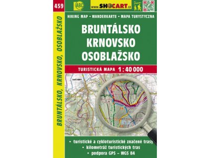 Bruntálsko, Krnovsko, Osoblažsko - turistická mapa č. 459