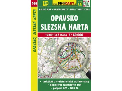 Opavsko, Slezská Harta - turistická mapa č. 466
