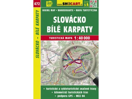 Slovácko - Bílé Karpaty - turistická mapa č. 472