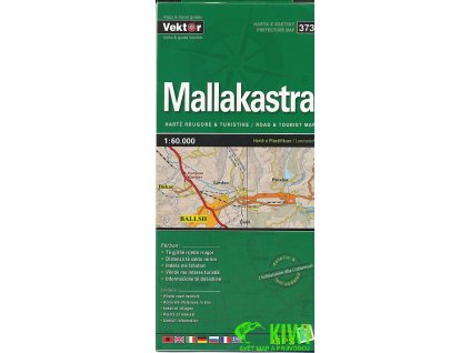 mapa Mallakastra 1:60 t. laminovaná