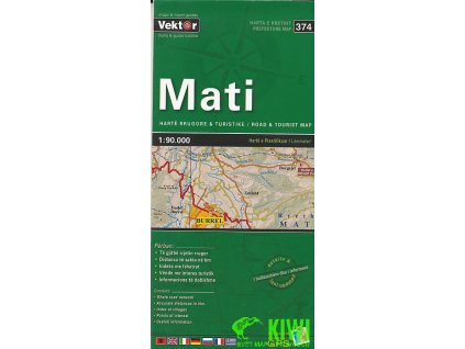 mapa Mati 1:90 t. laminovaná