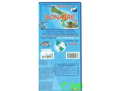 potápěčská mapa Bonaire Guide map voděodolná